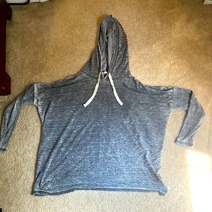 Very light sweatshirt.